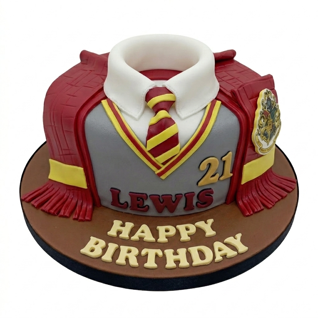 Harry Potter Theme Birthday Cake