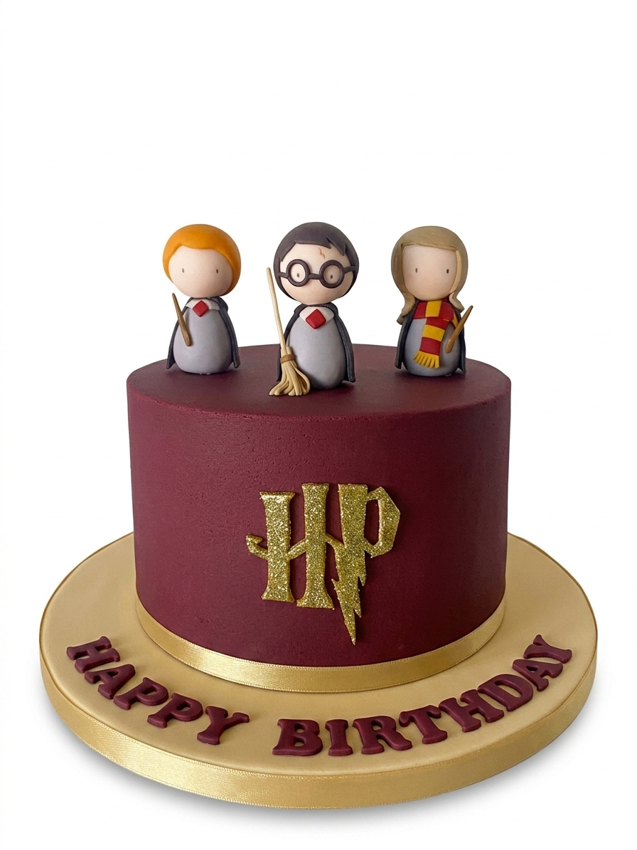 Harry Potter Theme Birthday Cake