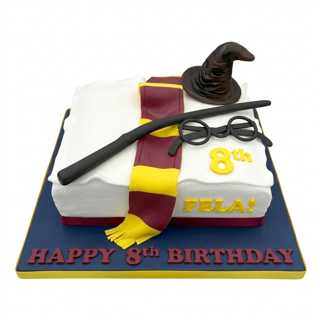 Harry Potter Theme Birthday Cake