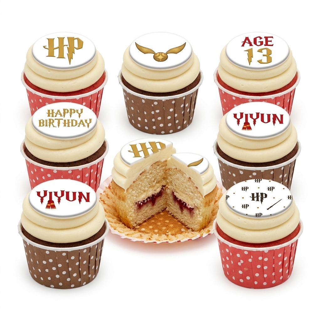 Harry Potter Birthday Cupcakes