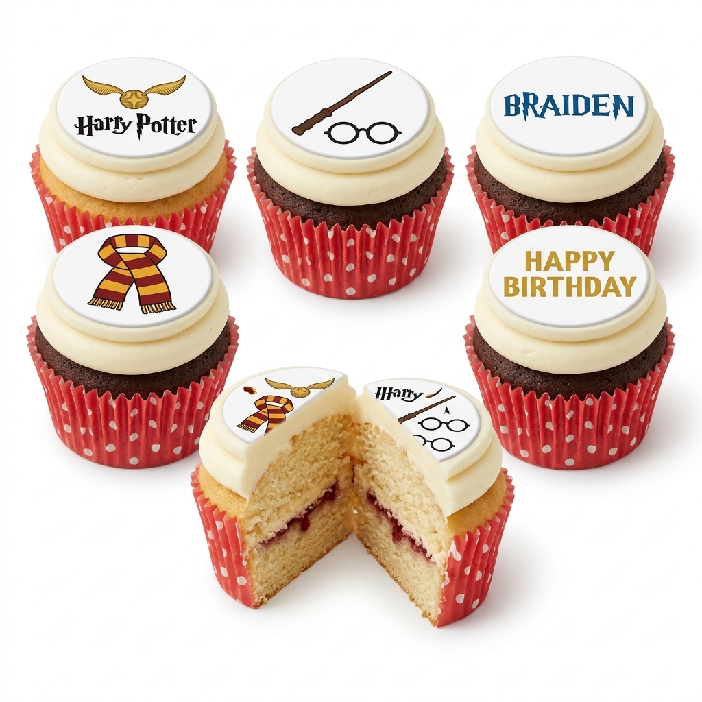 Harry Potter Birthday Cupcakes