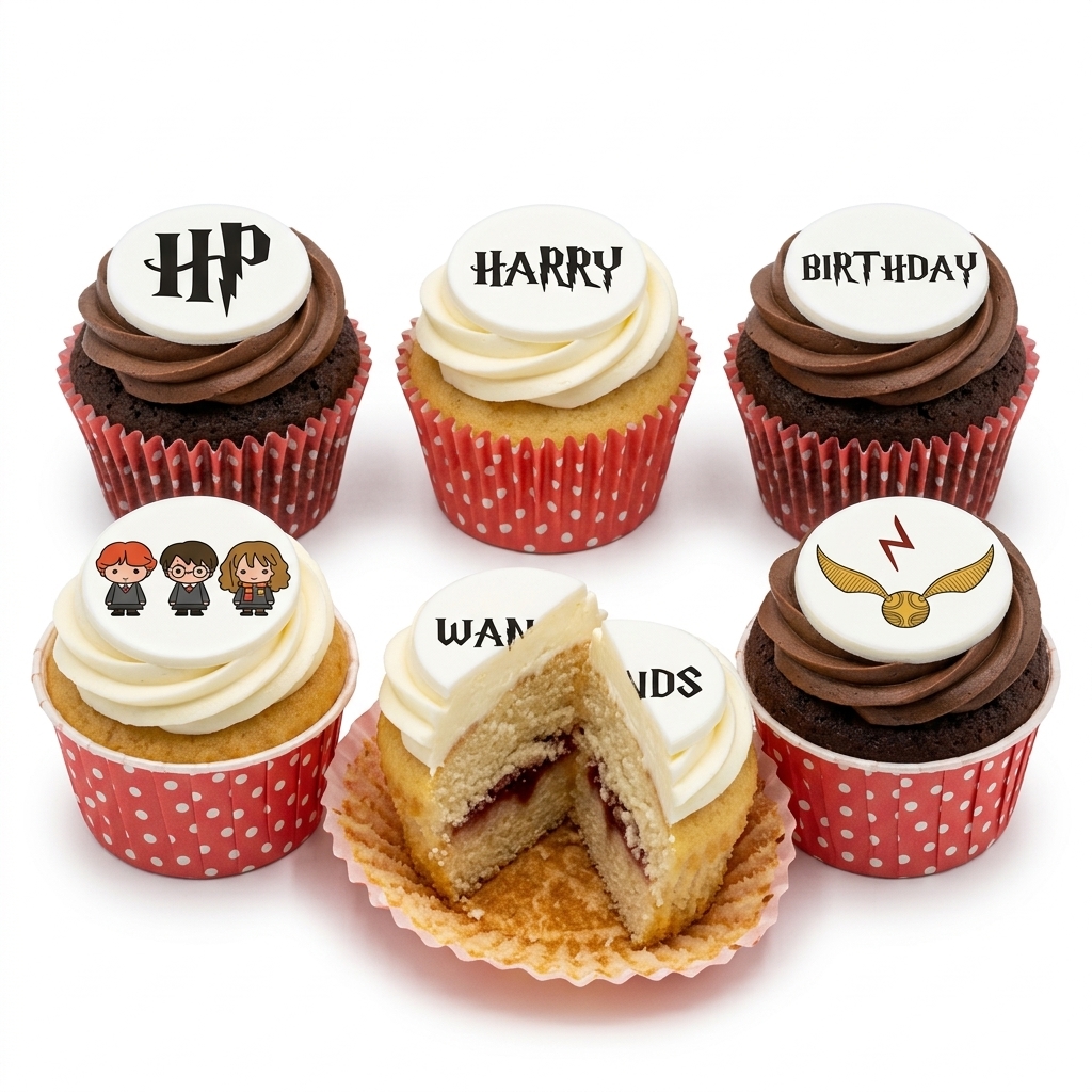 Harry Potter Birthday Cupcakes