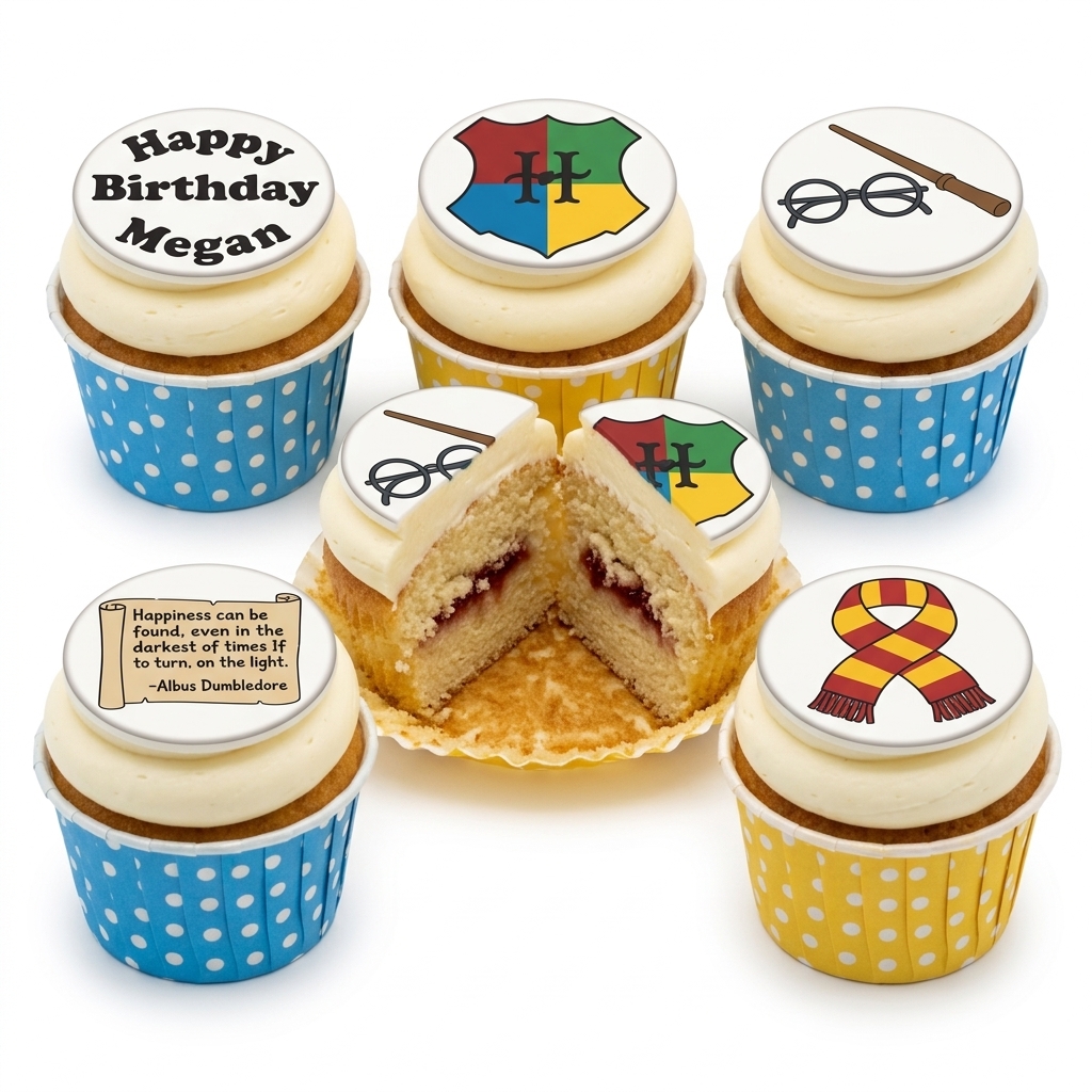 Harry Potter Birthday Cupcakes