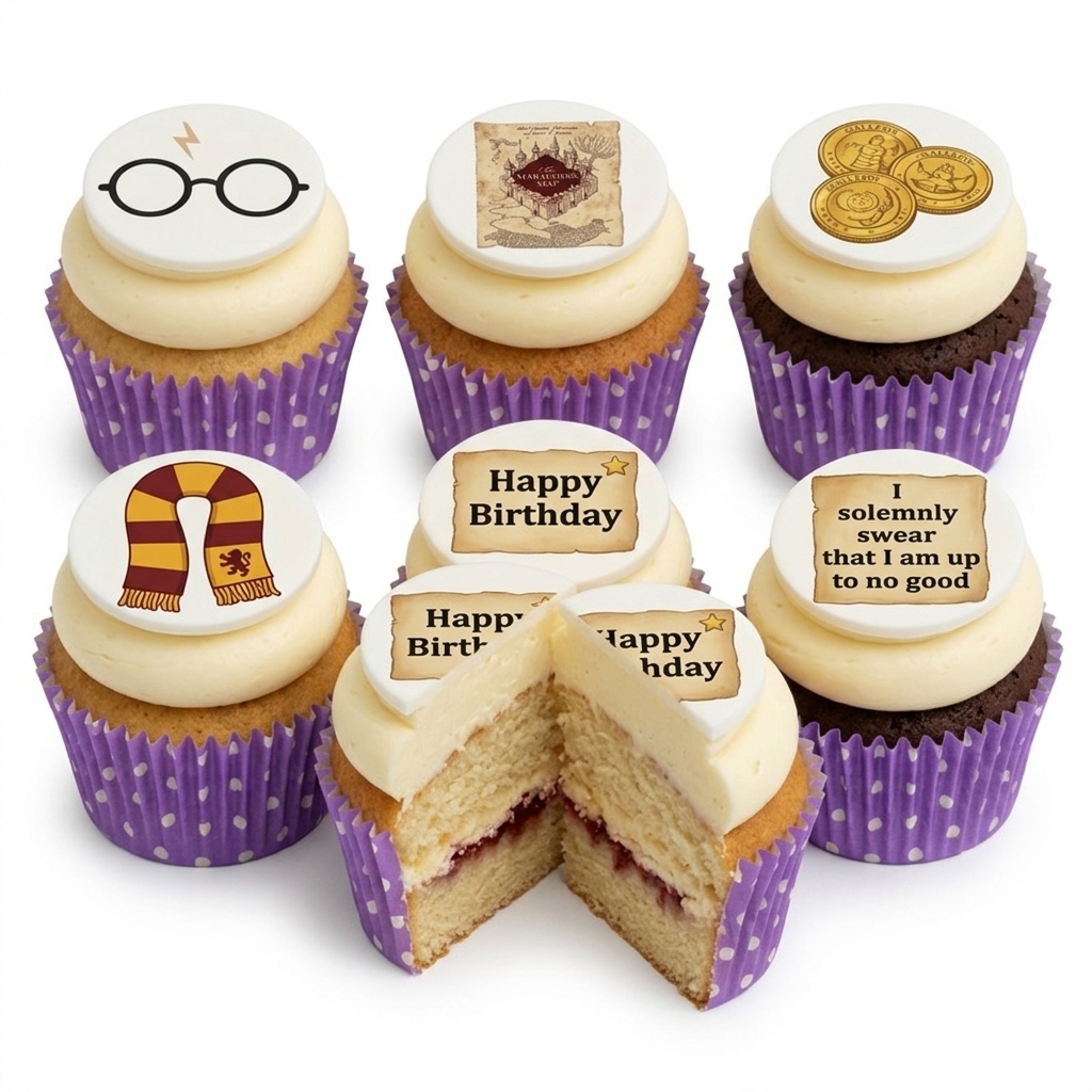 Harry Potter Birthday Cupcakes
