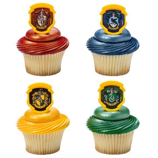 Harry Potter Theme Cupcakes With Ring  - Pack of 6