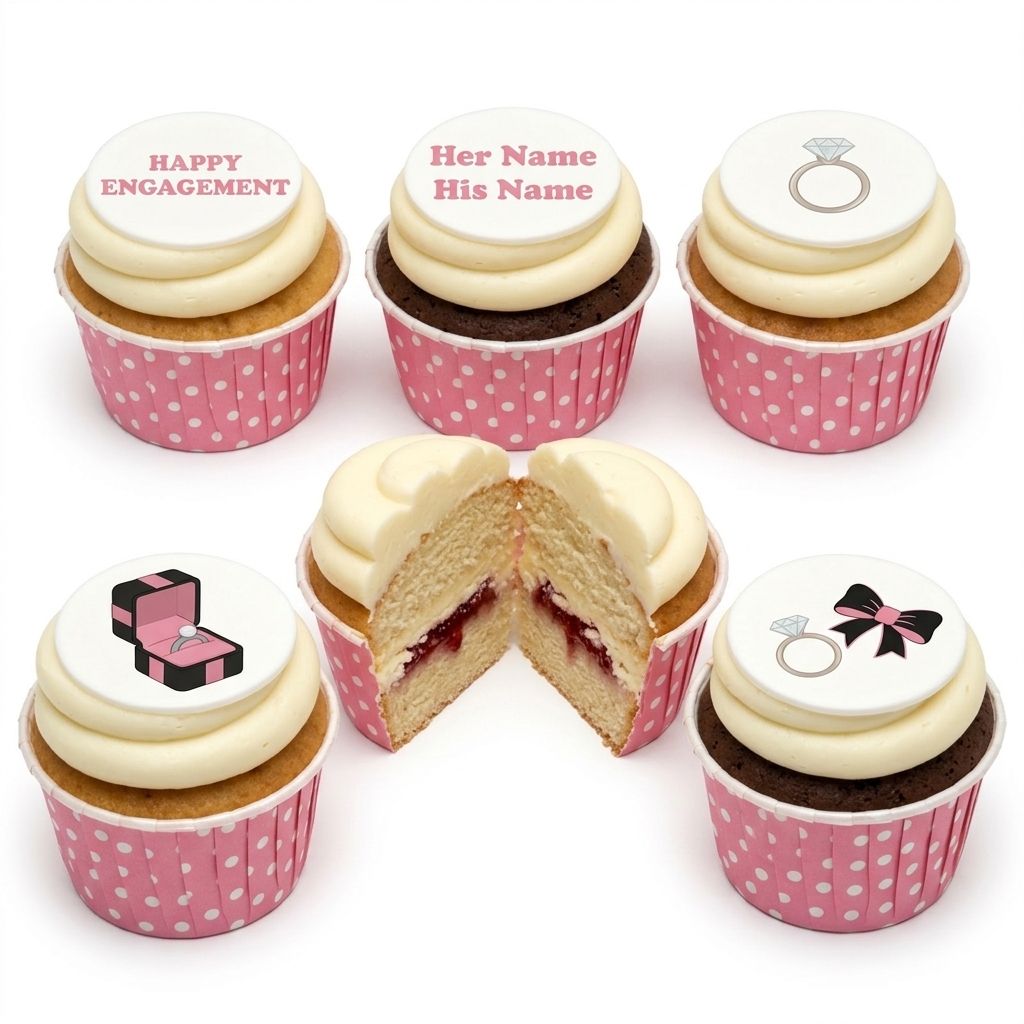 Engagement Ring Cupcakes