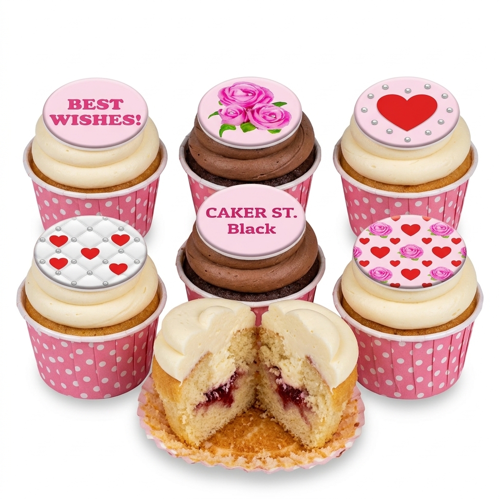 Love Heart Cupcakes for Her