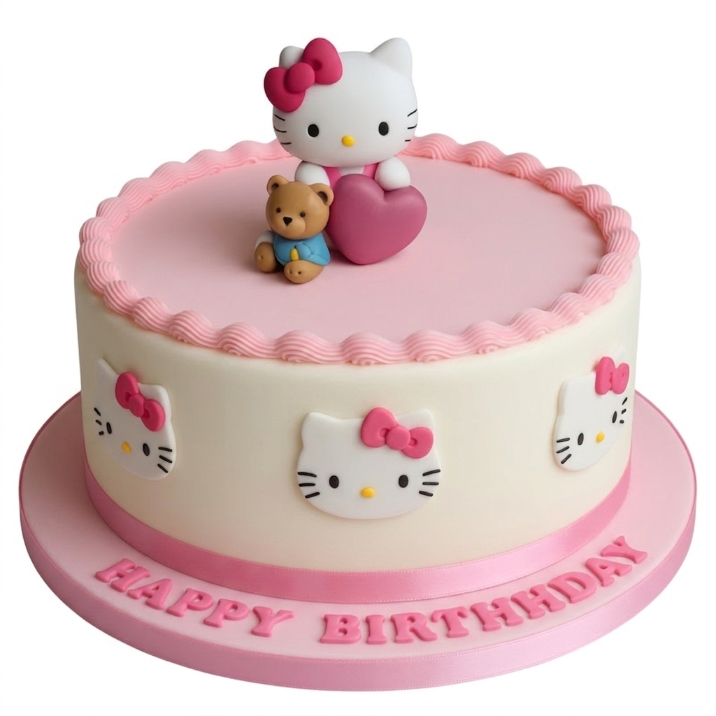 Hello Kitty Birthday Cake