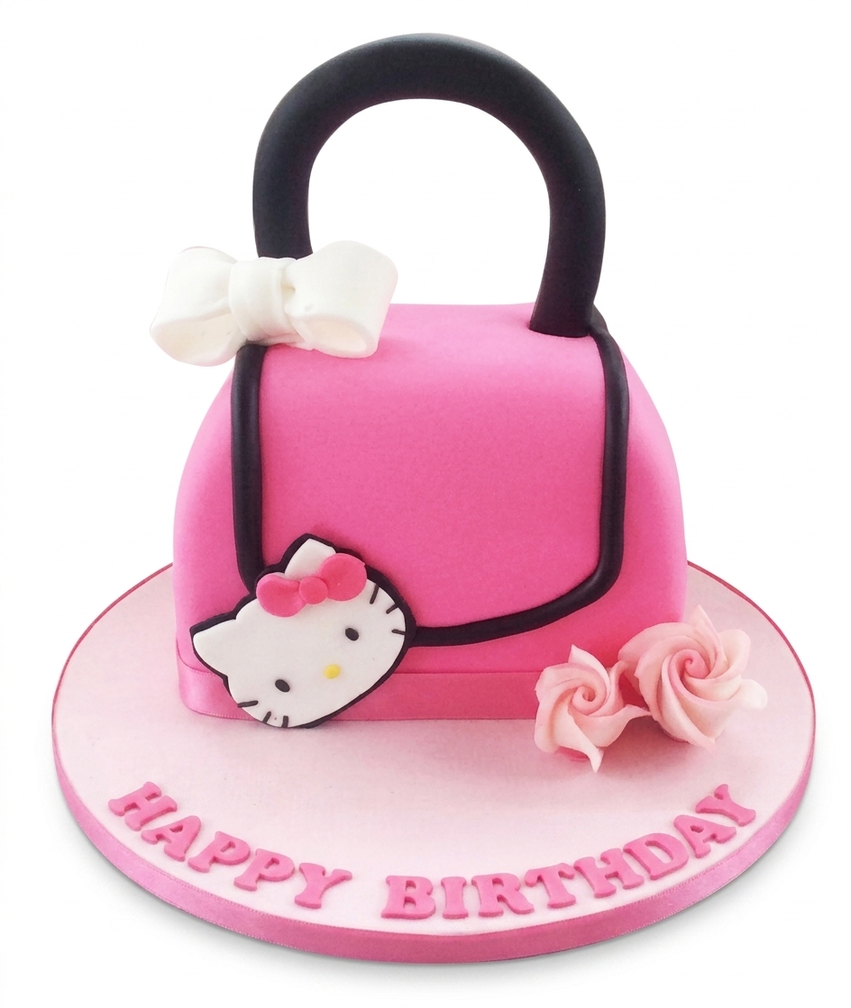 Hello Kitty Handbag Birthday Cake