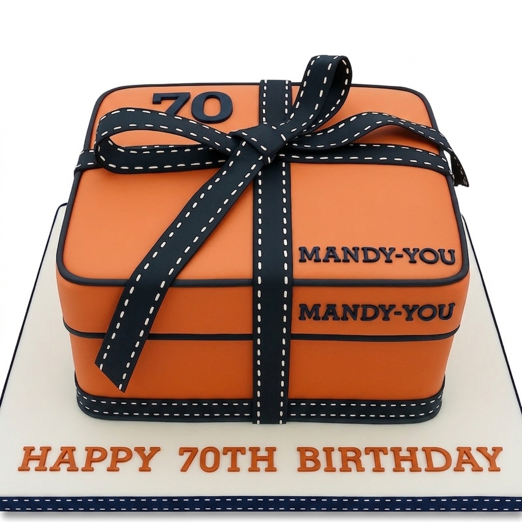 70th Birthday Hermes Birthday Cake