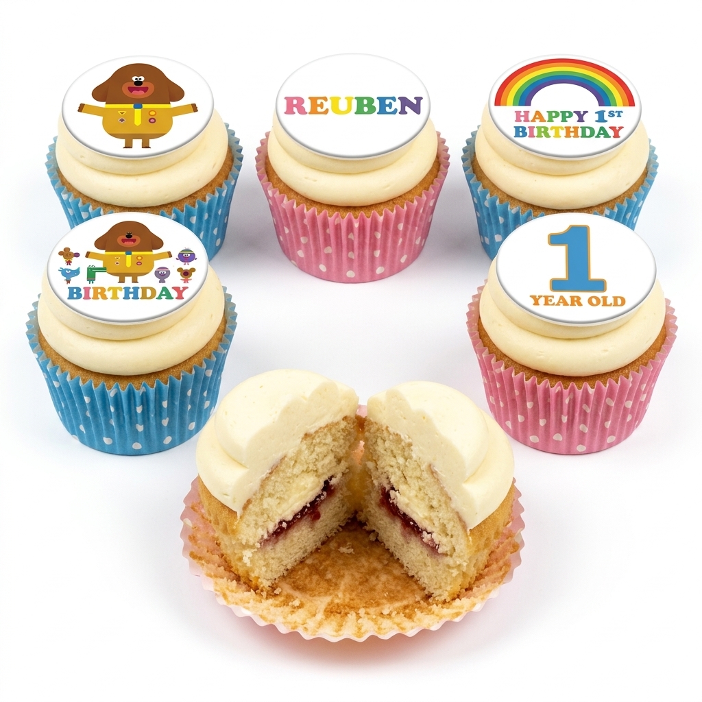 Hey Duggee 1st Birthday Cupcakes