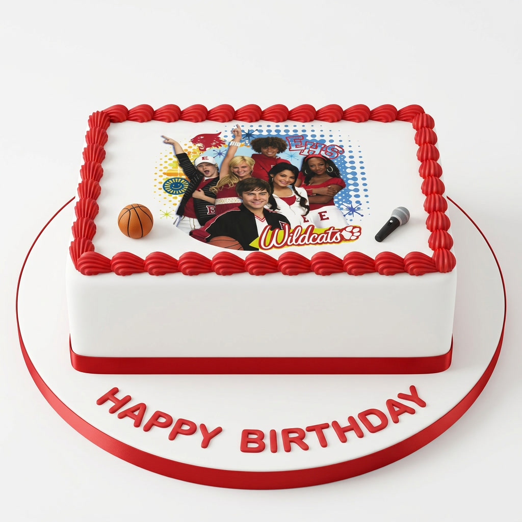 High School Musical Birthday Cake