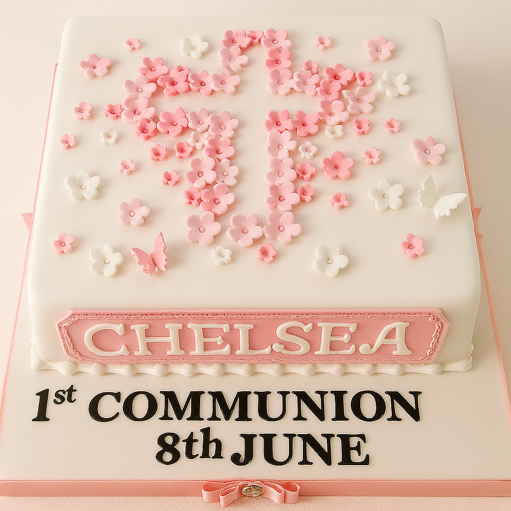 Holy Communion Cake for Girls