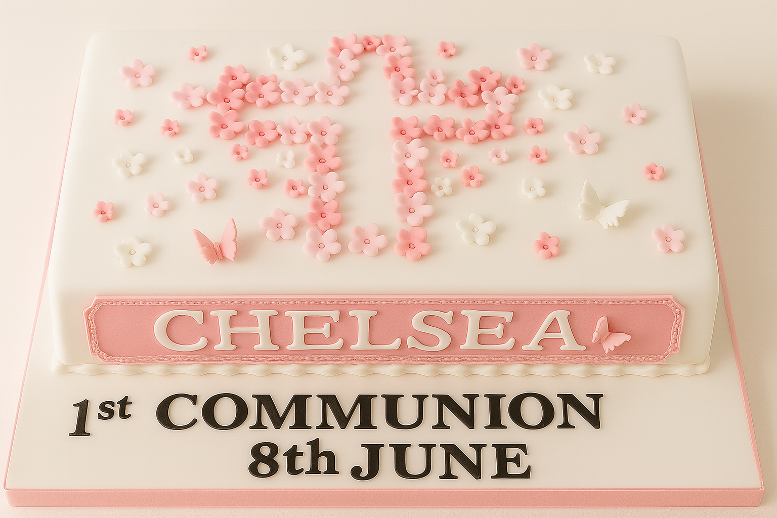 Holy Communion Cake for Girls