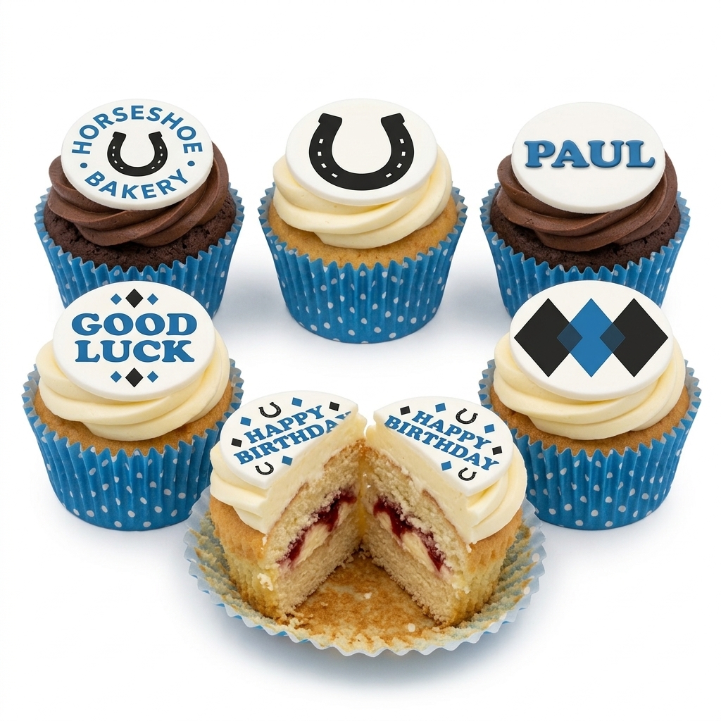 Horse Racing Birthday Cupcakes