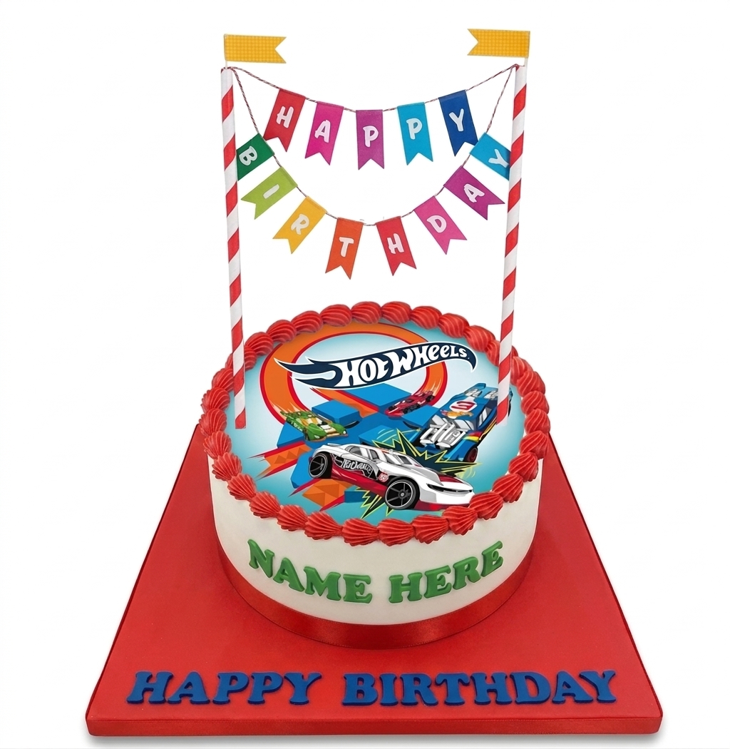 Hot Wheels Racing Birthday Cake
