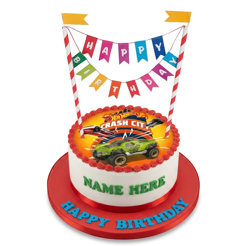 Hot Wheels Racing Birthday Cake
