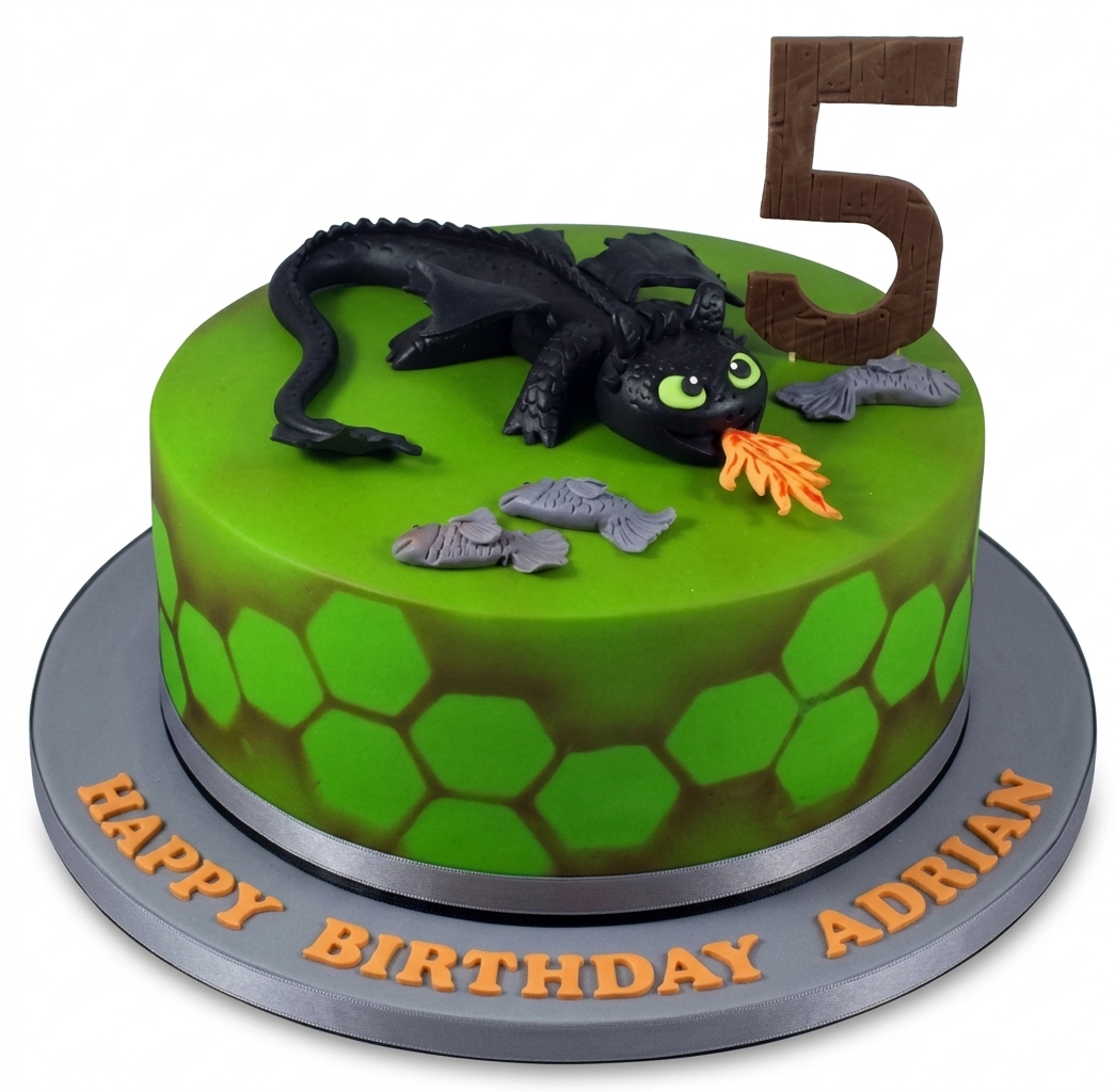 How To Train Your Dragon Toothless Birthday Cake
