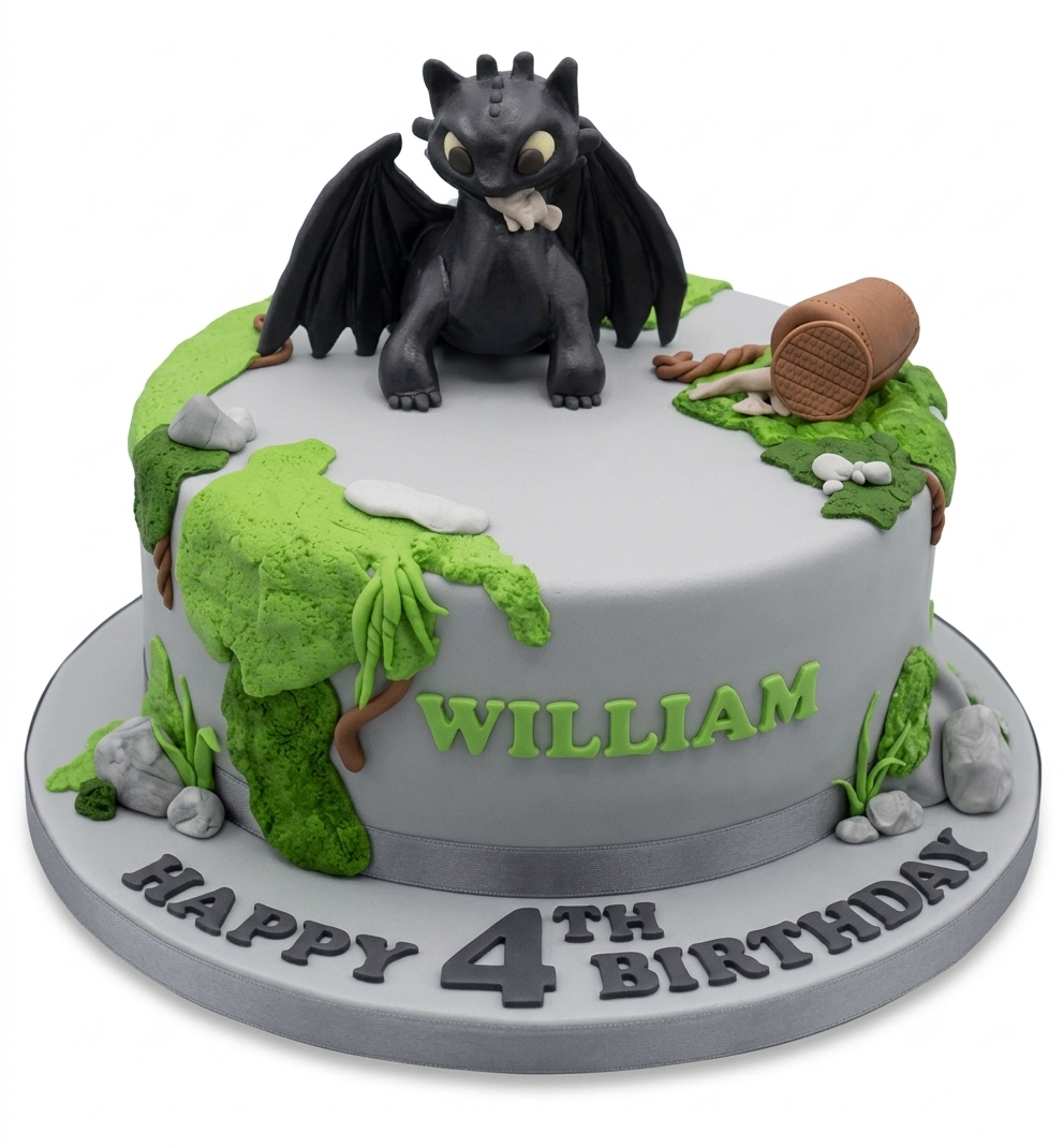 How To Train Your Dragon Birthday Cake