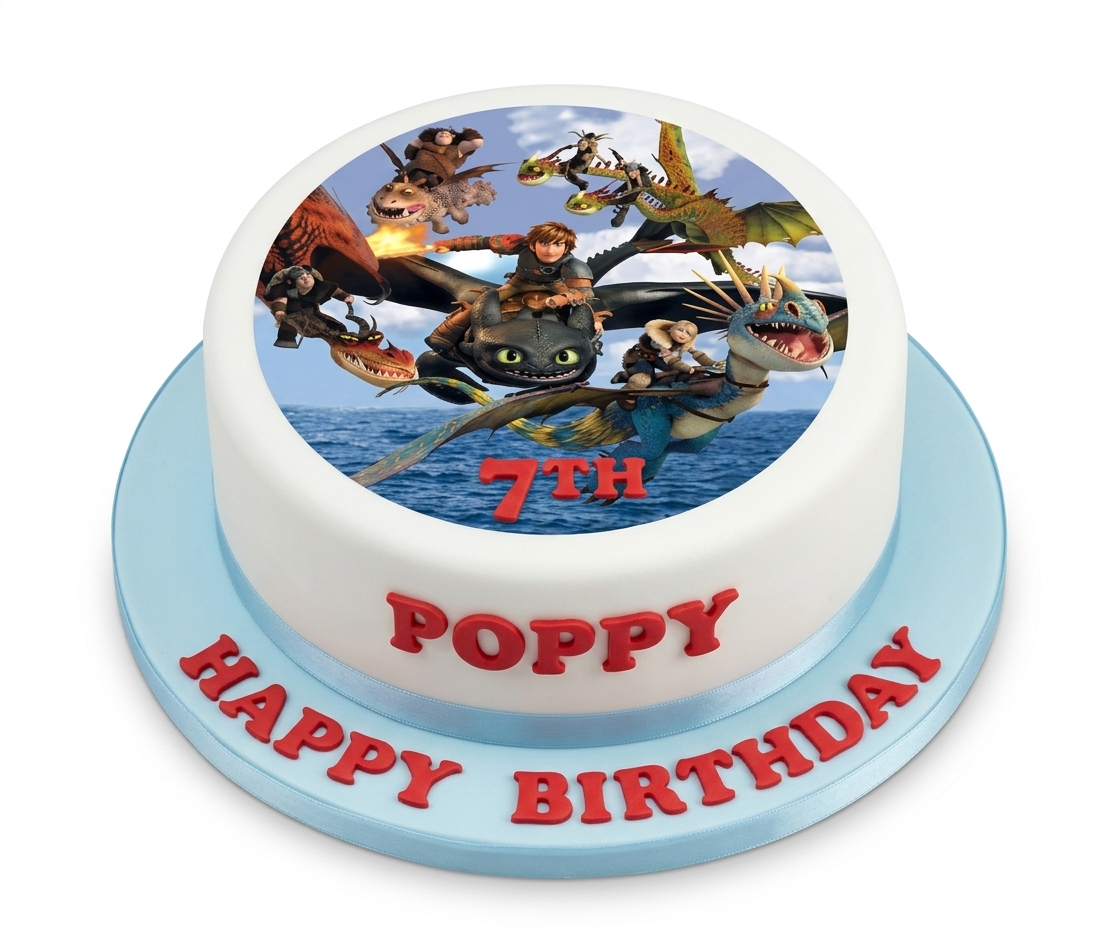 How To Train Your Dragon Birthday Cake