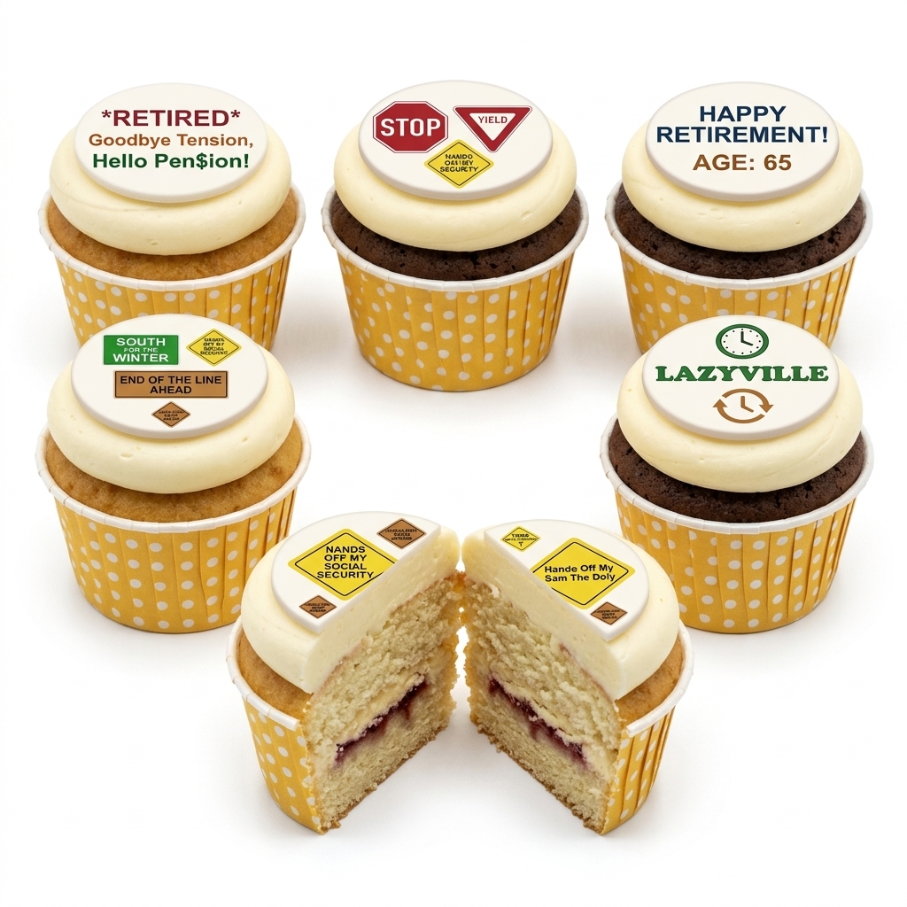 Retirement Celebration Cupcakes