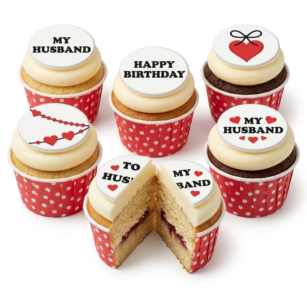 Birthday Cupcakes for Husband