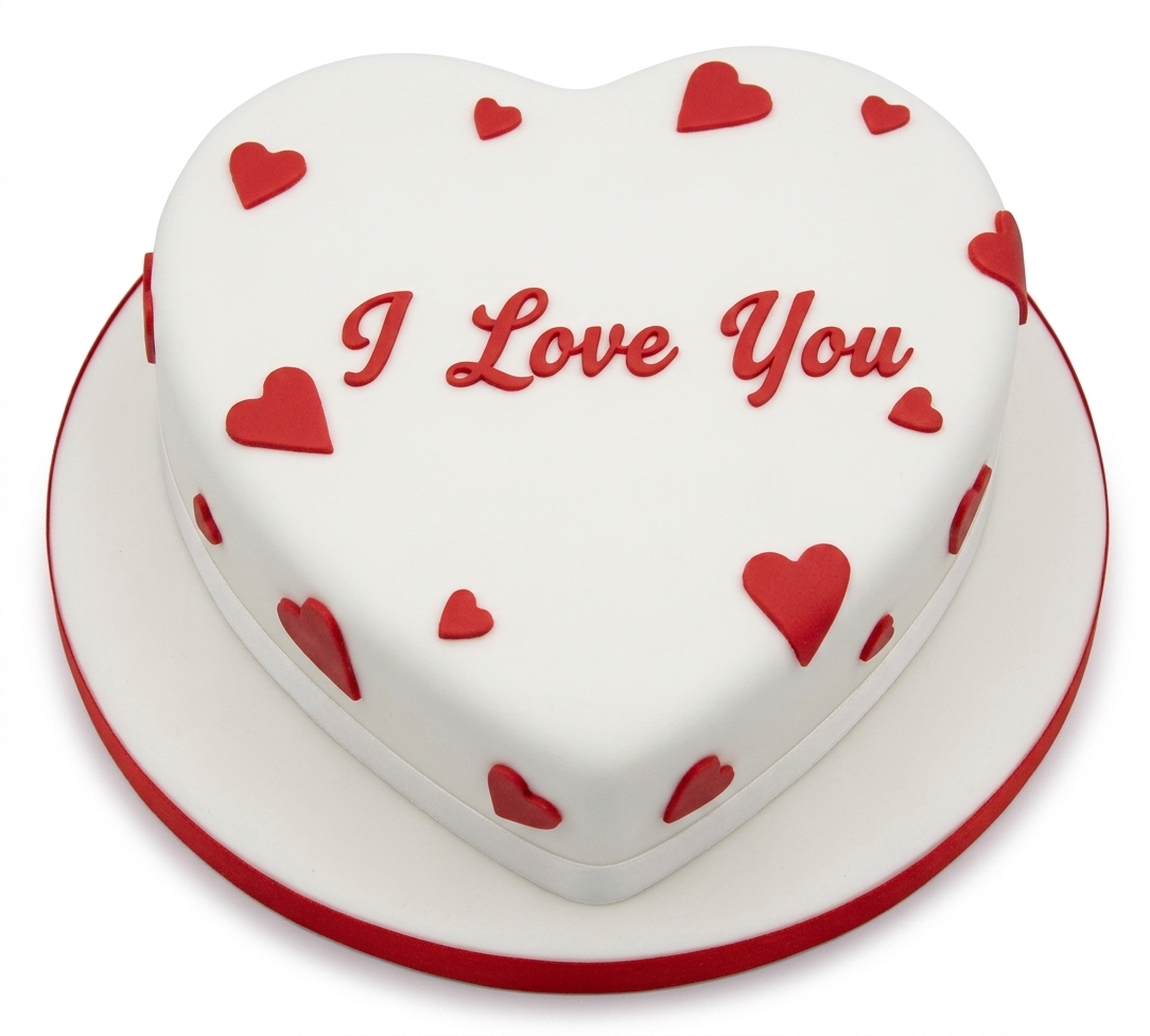 I Love You Heart Cake