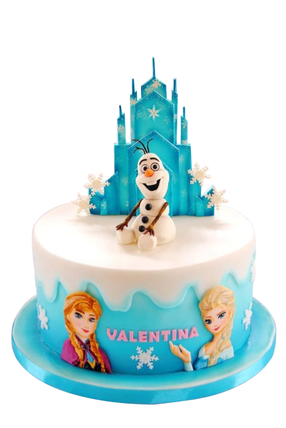 Ice Castle Frozen Cake For Kids