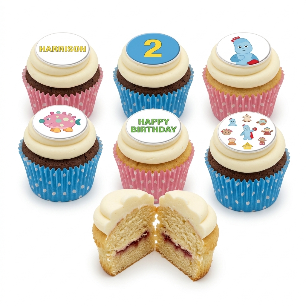 In the Night Garden Kids Birthday Cupcakes