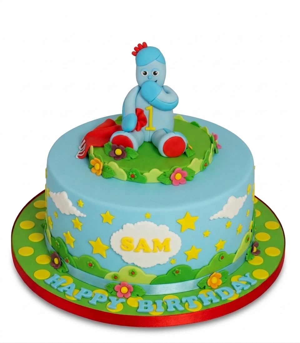 In The Night Garden Igglepiggle 1st Birthday Cake