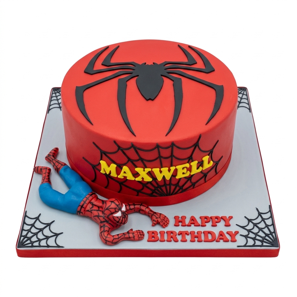 Spiderman Birthday Cake for Boys