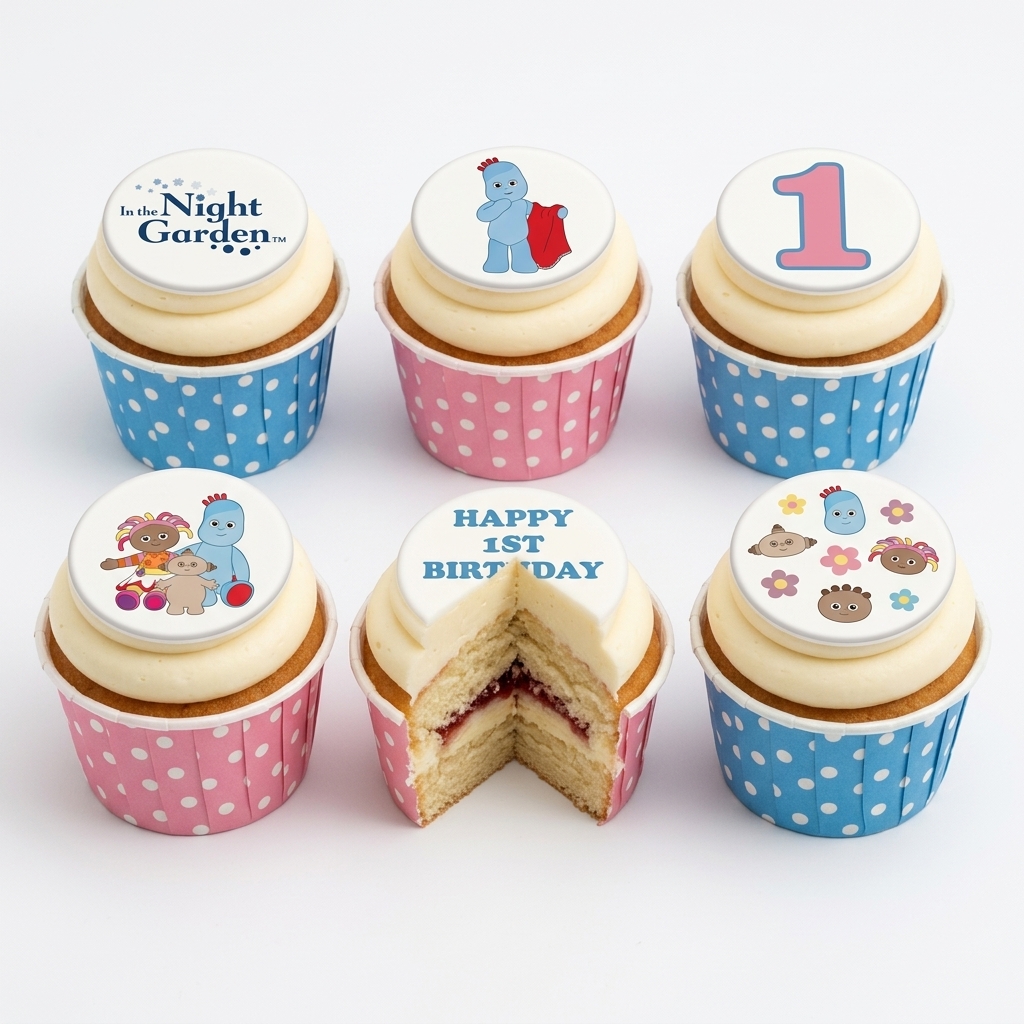 In the Night Garden 1st Birthday Cupcakes