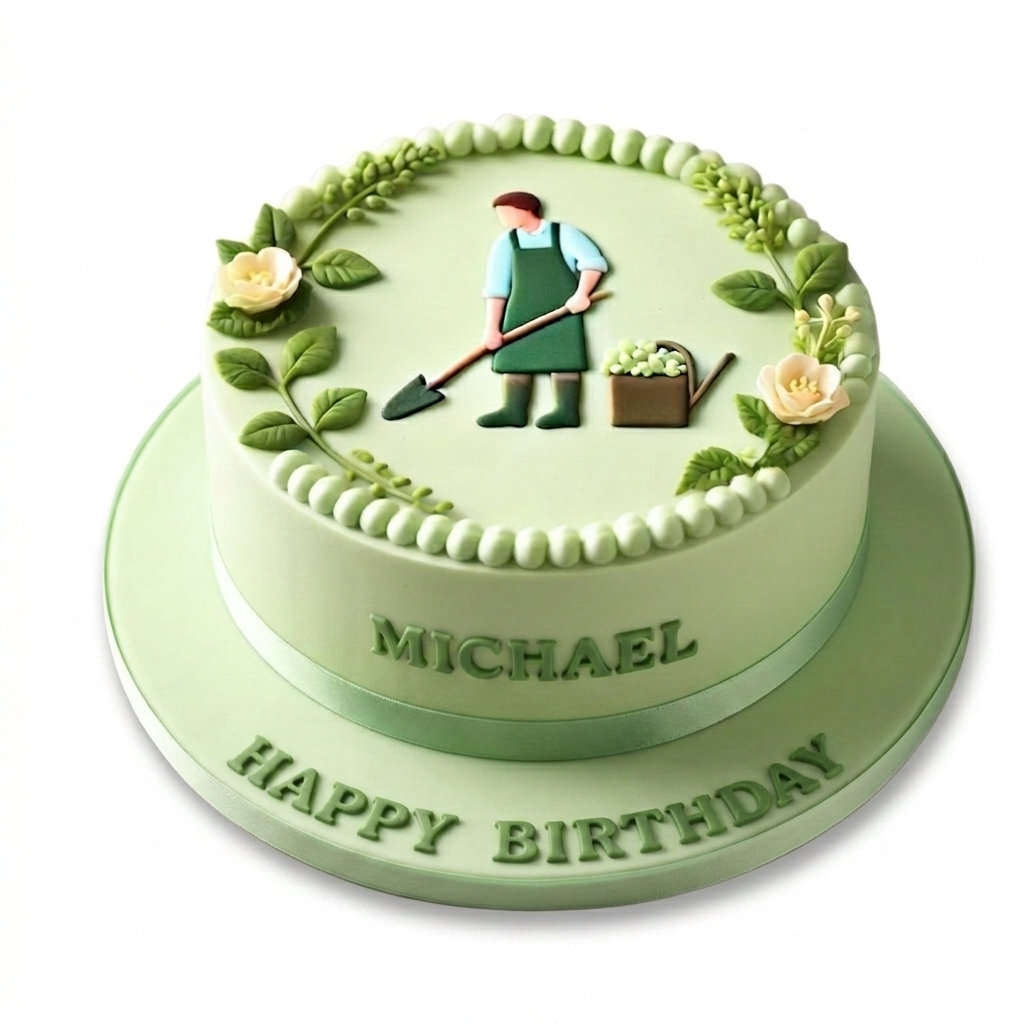 Gardener's Delight Birthday Cake
