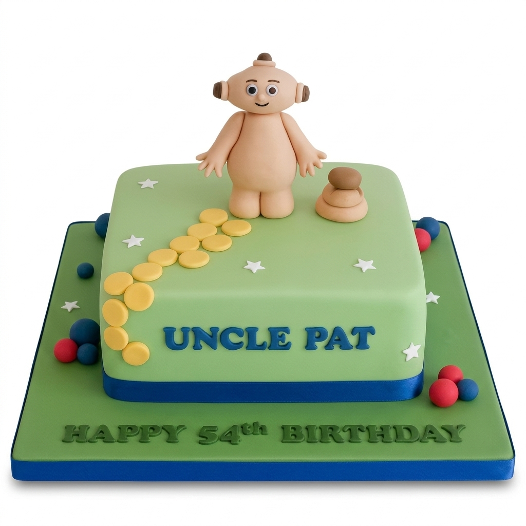 In The Night Garden Makka Pakka Birthday Cake