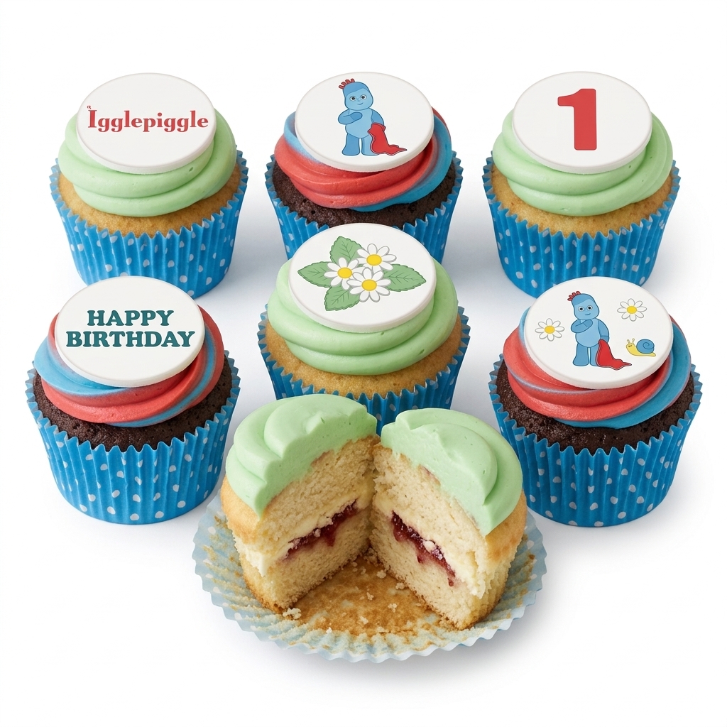 Igglepiggle In The Night Garden Birthday Cupcakes