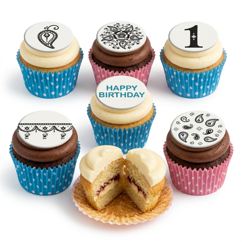Personalised Decorative Birthday Cupcakes