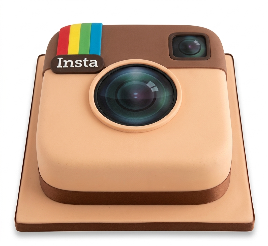 Instagram Theme Birthday Cake