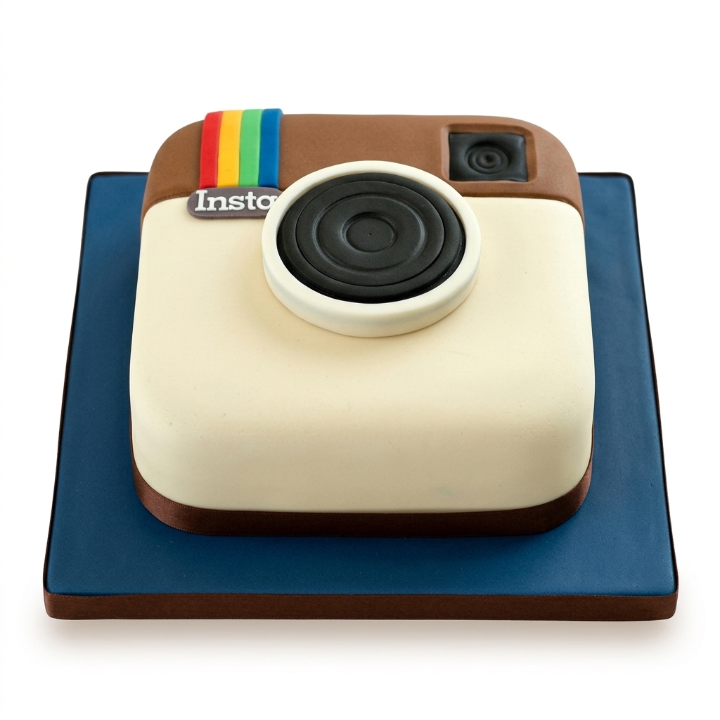 Instagram Camera Birthday Cake