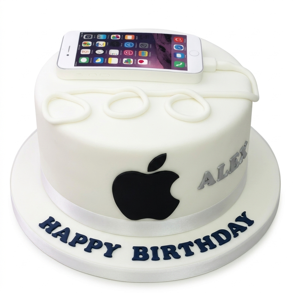 iPhone Theme Birthday Cake