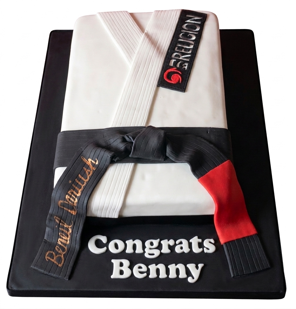 Jiu Jitsu Gi Birthday Cake