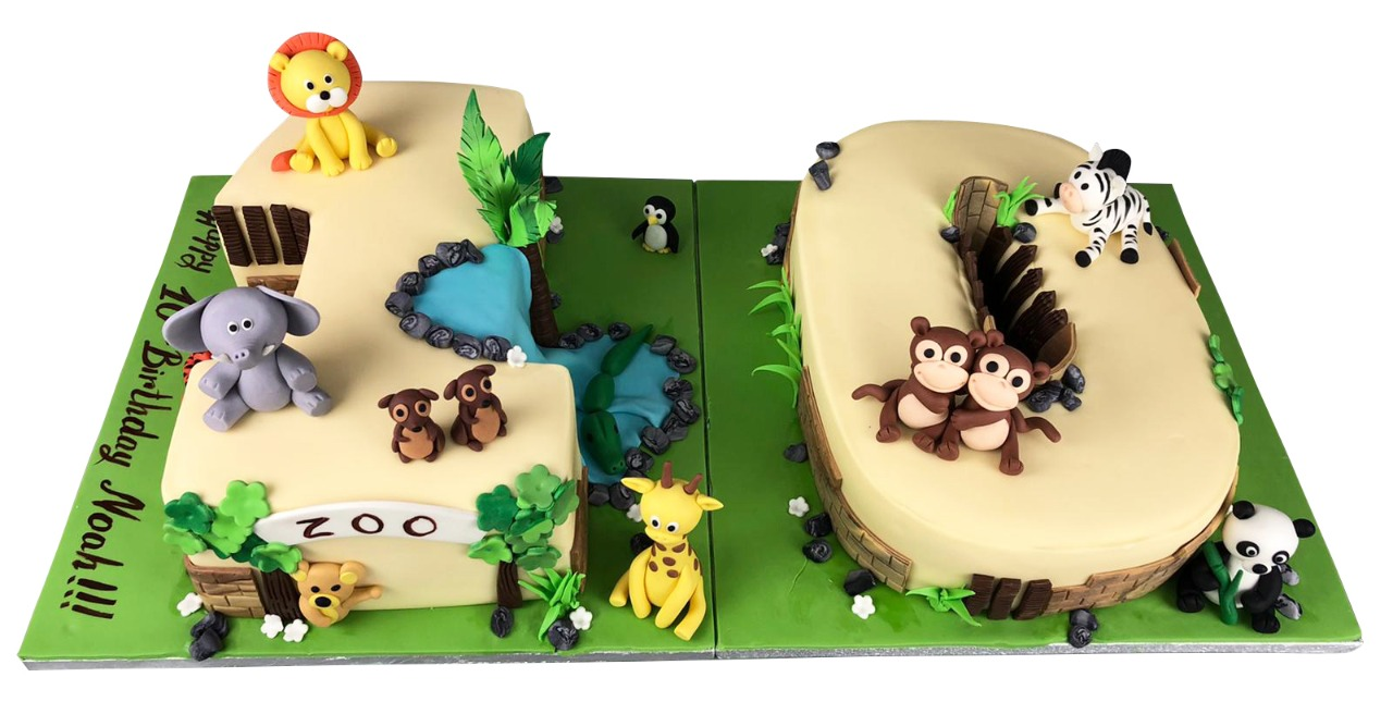 Jungle Birthday Cake For Kids