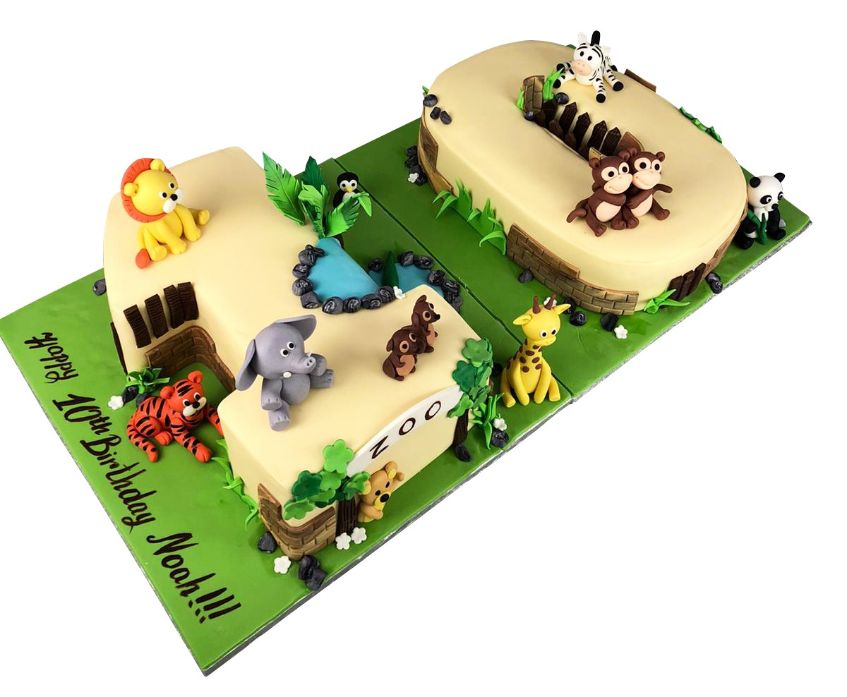 Jungle Birthday Cake For Kids