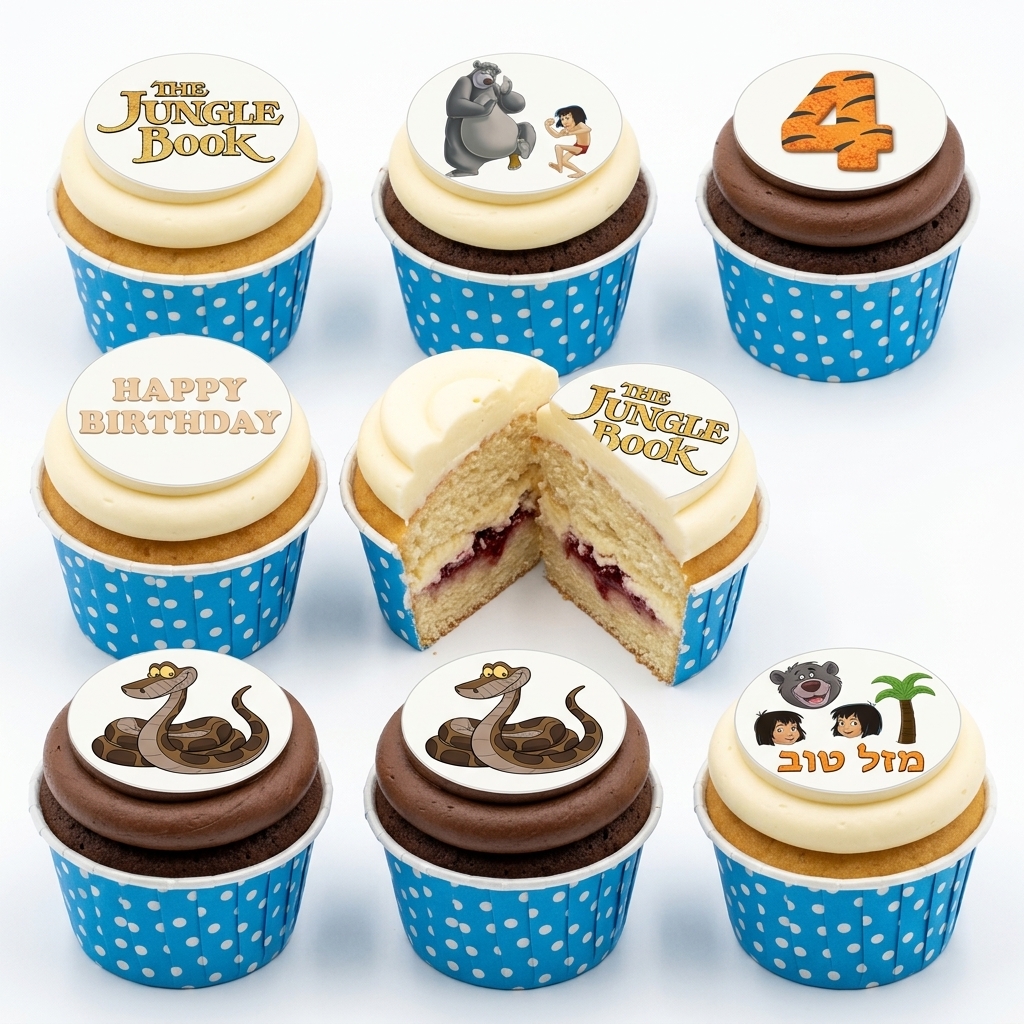 The Jungle Book Birthday Cupcakes