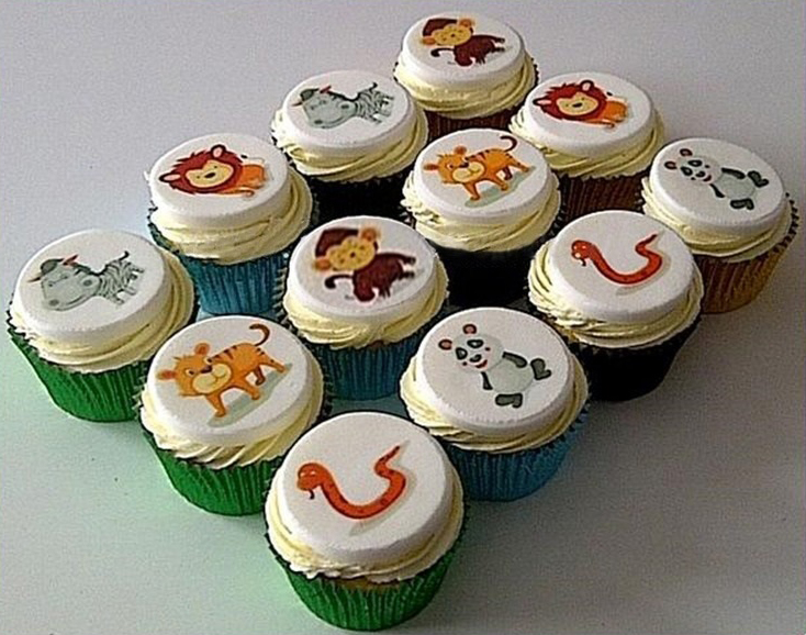 Jungle Theme Cupcakes