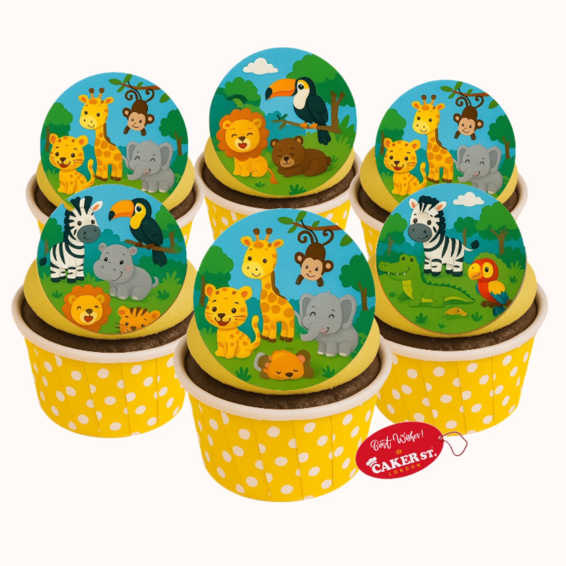 Jungle Theme Cupcakes