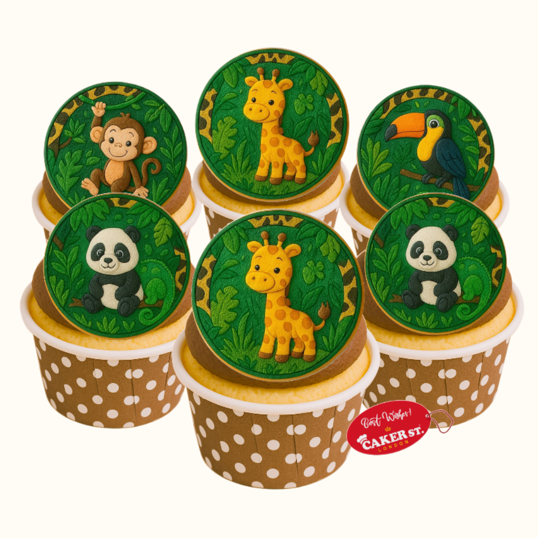 Jungle Theme Cupcakes