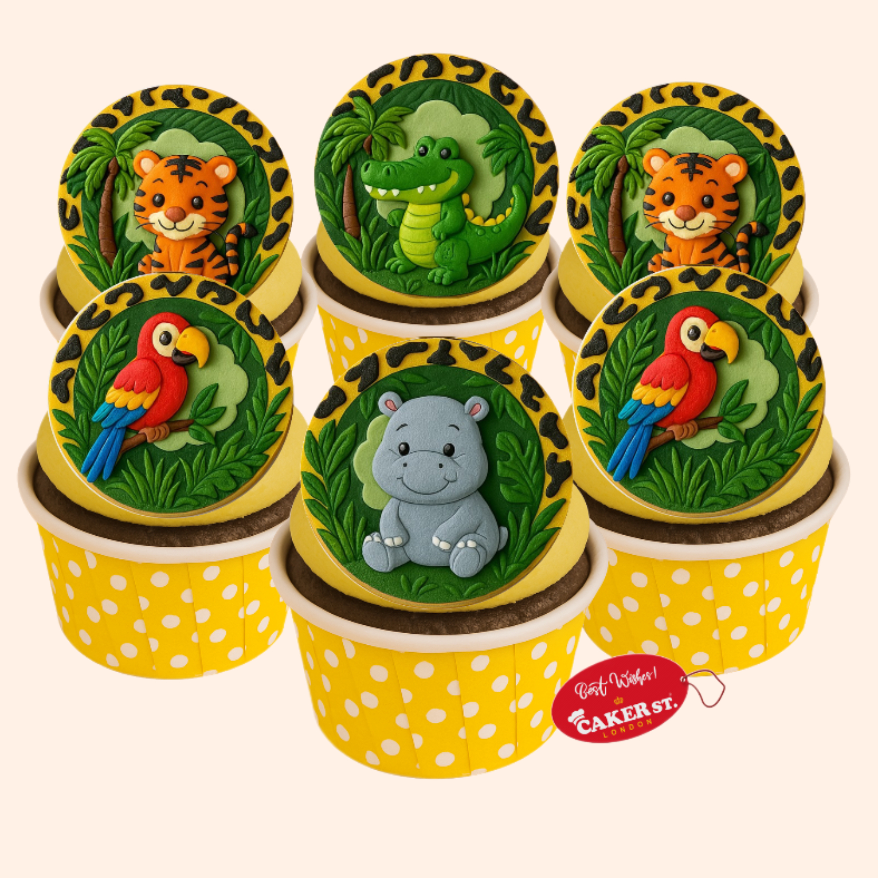 Jungle Theme Cupcakes