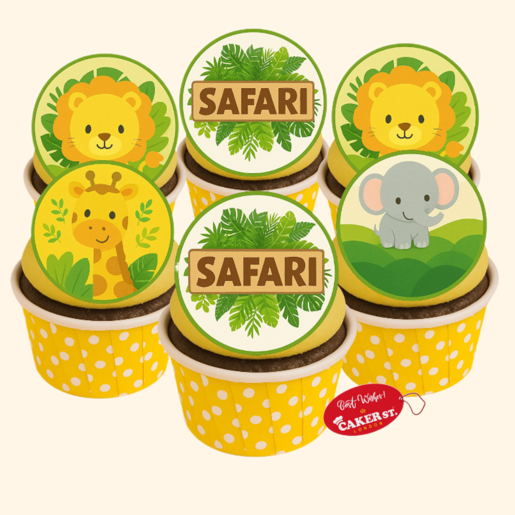Jungle Theme Cupcakes