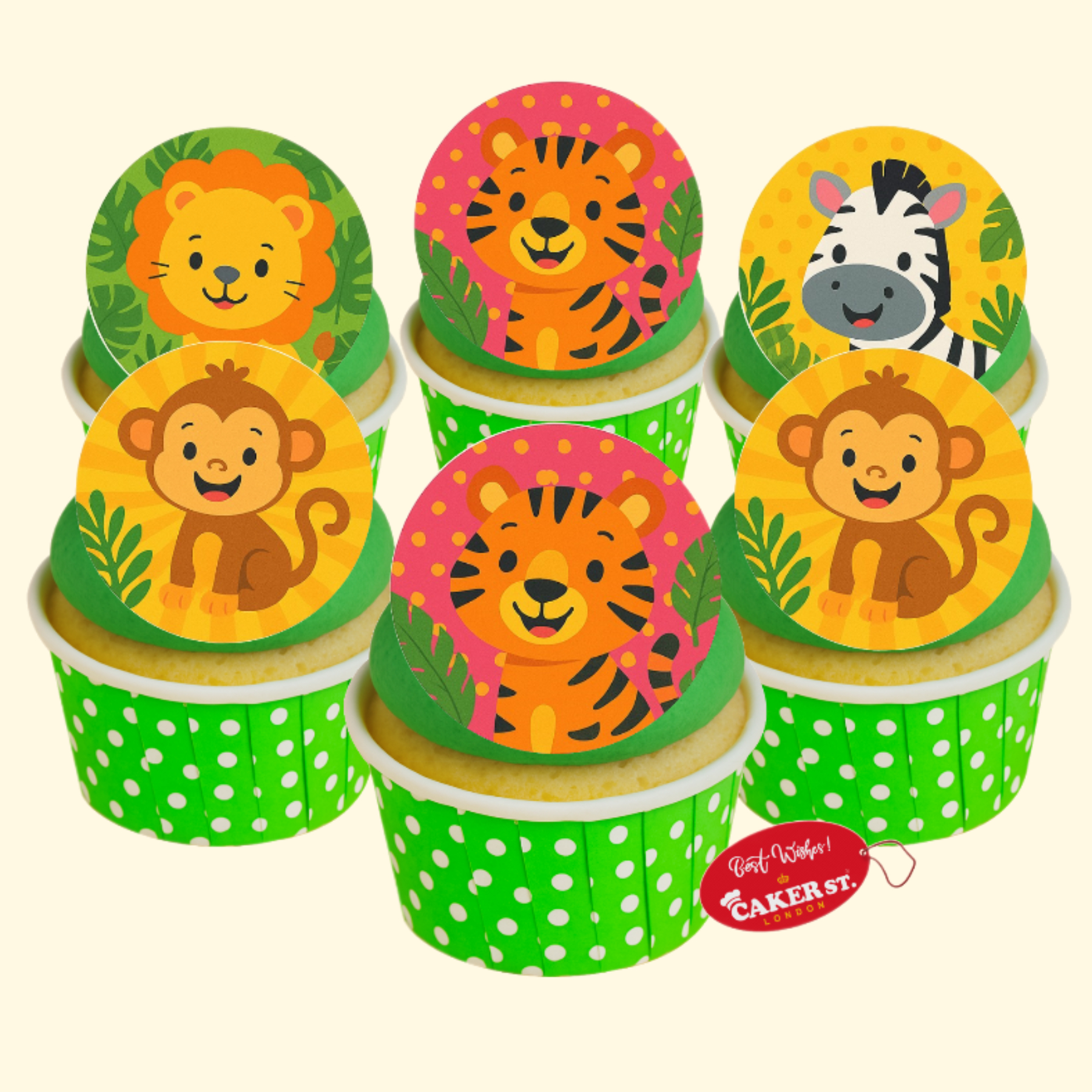 Jungle Theme Cupcakes