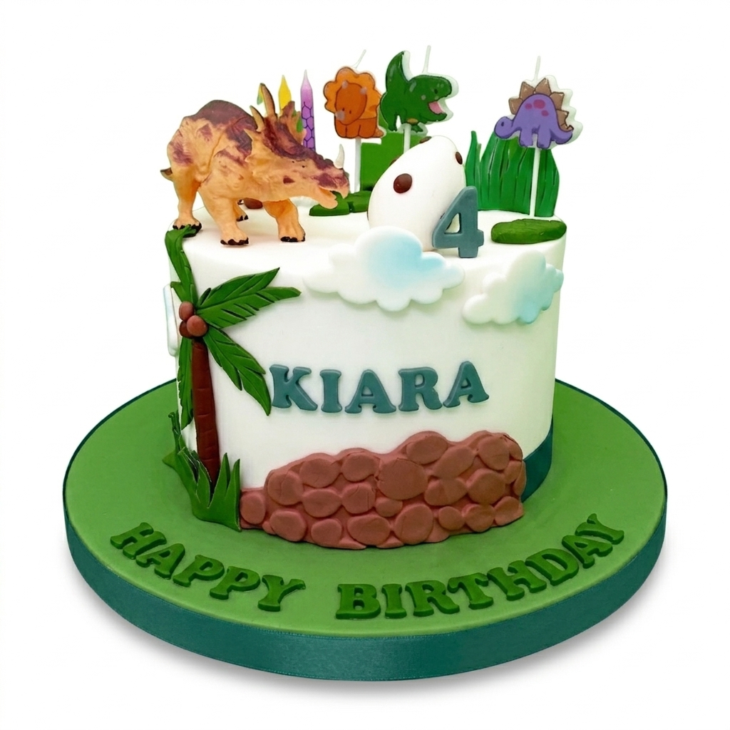 Dinosaur Adventure Birthday Cake